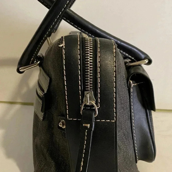 Dooney & Bourke DB signature print canvas bag - Picture 4 of 14